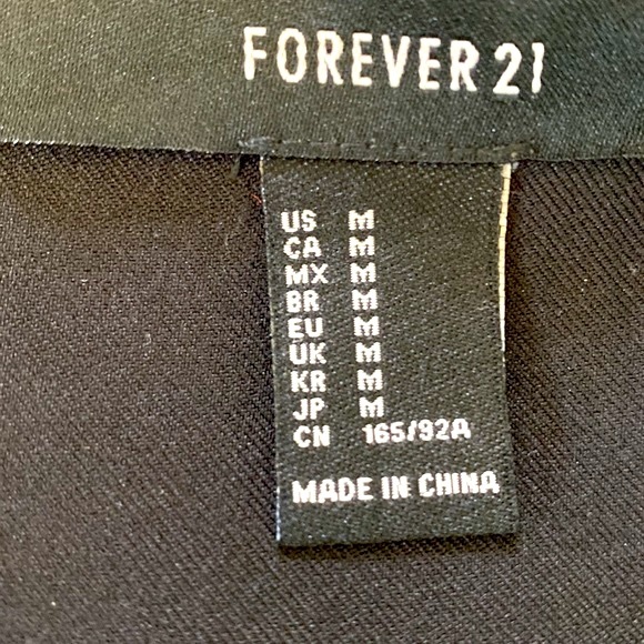 Forever 21 black open front duster - Picture 5 of 7